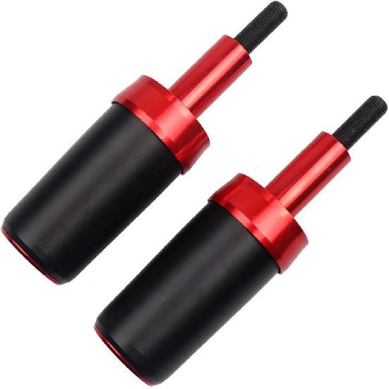 Motorcycle CNC Aluminum Engine Crash Guard Case Frame Sliders Protector Falling Protection Compatible with Agusta MV BRUTALE 675 800 (Red)