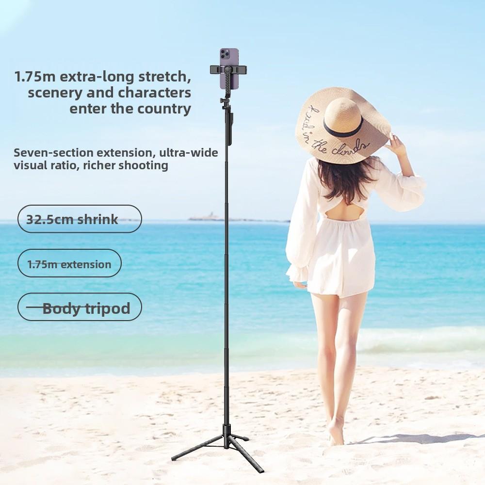 Mobile Phone Bluetooth Selfie Stick, Handheld Stabilizer, Floor-to-ceiling Live Broadcast Bracket, Tripod, Universal Selfie Stick.