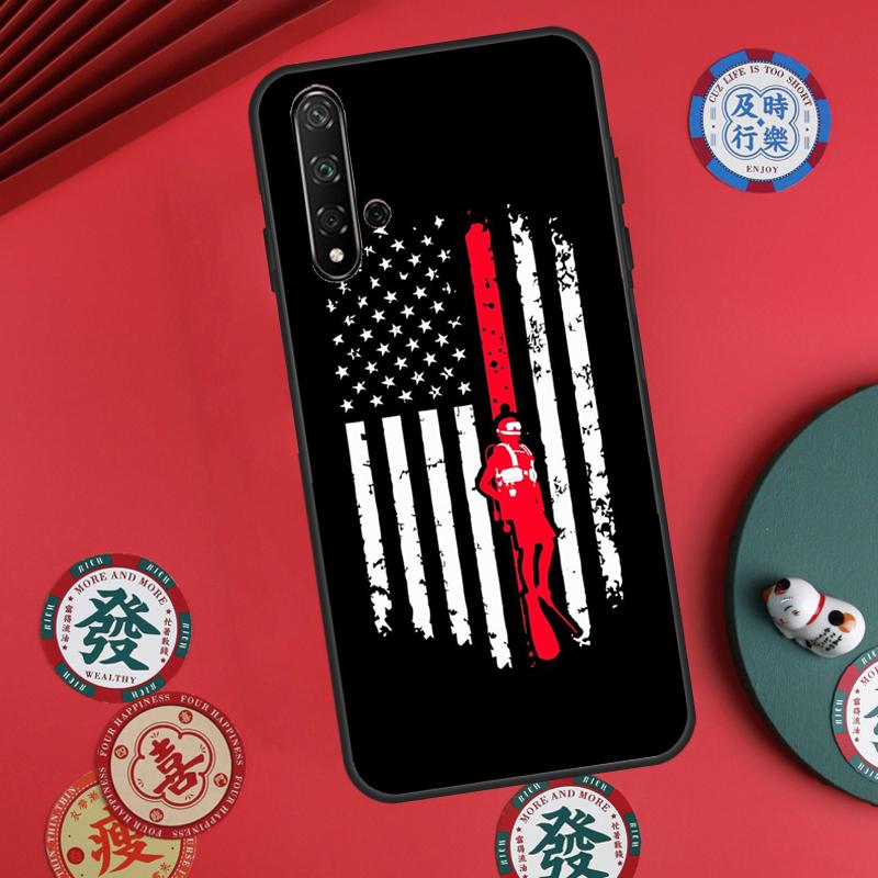 

Diver Down Scuba For Huawei Nova Y73 Y72 Y61 Y91 Y90 Y70 Y60 12s 12i 11i 8i 9 10 SE P60 Pro P30 P40 Lite Case Huawei Nova 12s