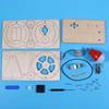 STEAM Hand Crank Generator DIY Science Kit Wooden Physics Educational Electricity Renewable Energy Experiments Learning Creative