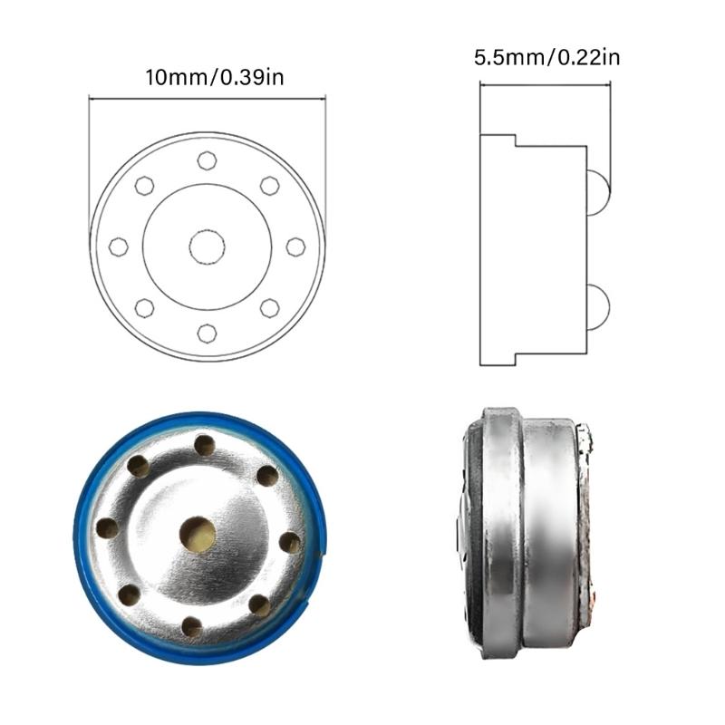 10mm LCP Auditory Driver Diaphragm Speakers Tool Less Installation Immersive Acoustics for Superior Listening