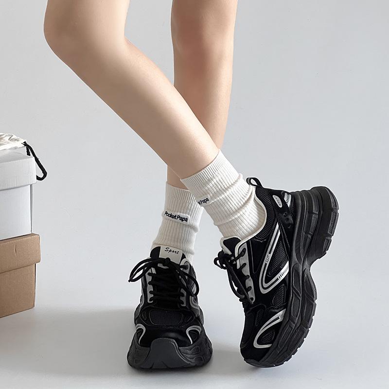 Height-increasing Platform German Training Shoes Women's New Mesh Breathable Casual Sports Forrest Gump Racing Shoes In Summer 2025