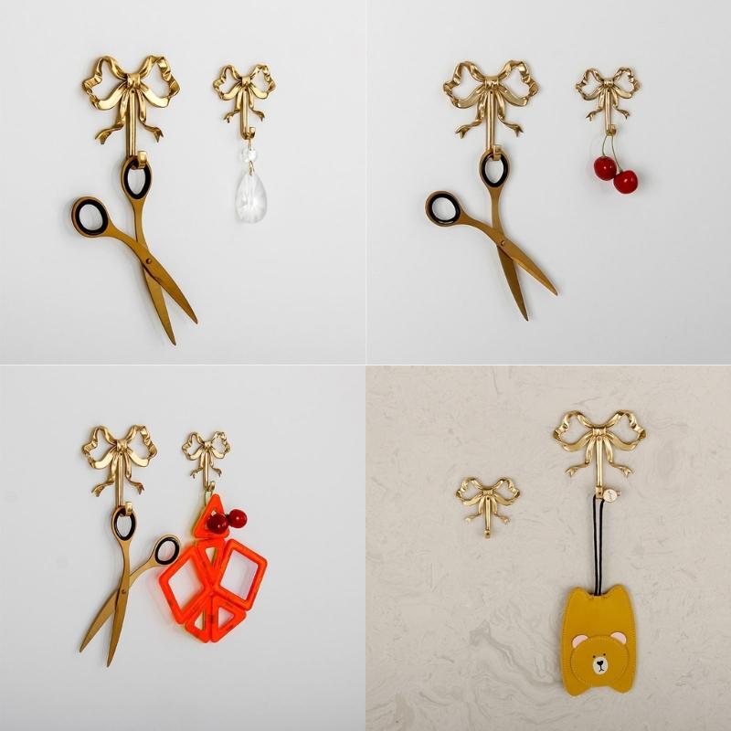 Retro Messing Handgefertigte Haken Schlafzimmer Schränke Aufbewahrungsorganizer Kleiderbügel für Kleideraufbewahrung Vorratsregal Hausdekoration