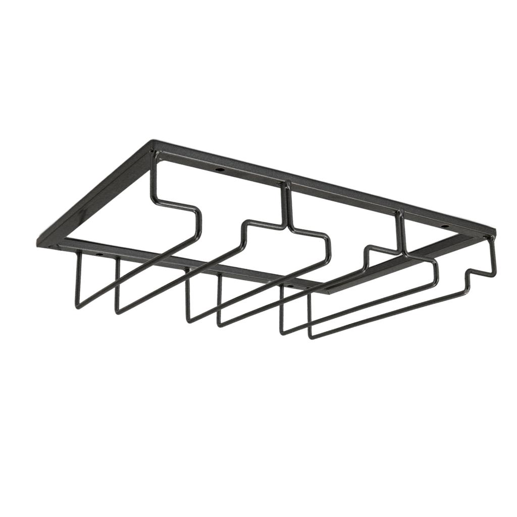 Iron Art Upside Down Wine Glass Holder European   Hanging Wine Glass Rack Under Cabinet