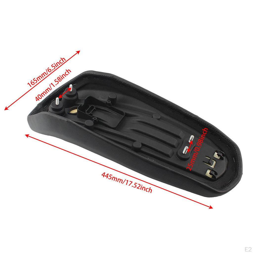 Motorcycle Saddle Electrice Bike Cushion Shock Absorption Waterproof PU Leather Reliable Pad