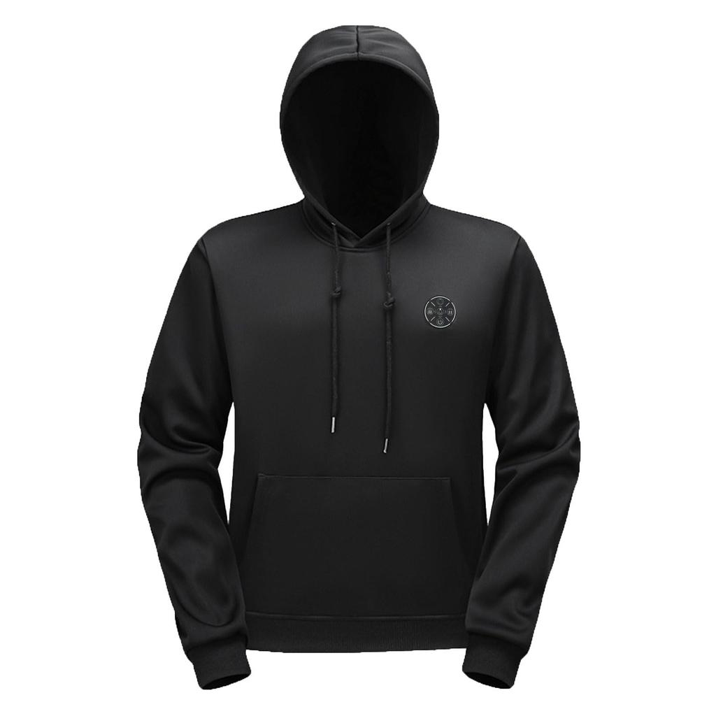 Men's Heated Hoodie with 9 Heating Zones and Round for Cold Outdoor Wear