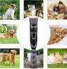 Dog Grooming Kit Clippers, Low Noise, Electric Quiet, Rechargeable, Cordless, Pet Hair Thick Coats Clippers Trimmers Set