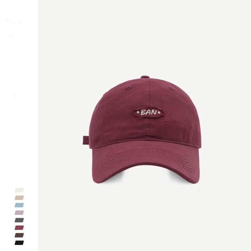 Simple Embroidered Baseball Cap Spring and Summer Casual Soft Top Cap Student Couple Versatile Sports Visor
