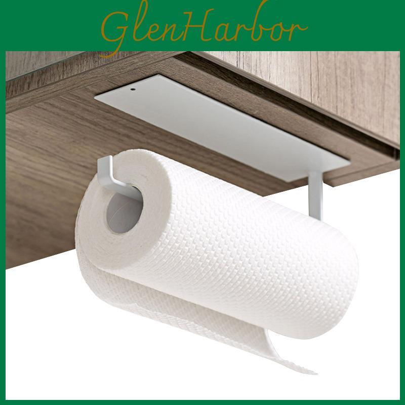 Towel Holder Paper Rack Roll Hanging Shelf Bathroom Storage Toilet Rack Home Kitchen Tissue Accessoriy Wall Stand Hanger Kitchen