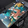 Dragon Ball Bulma Gaming Mouse Pad Accessories Office Gamer Keyboard Desk Mat Non-Slip Laptop ground mat PC Anime Large Mousepad