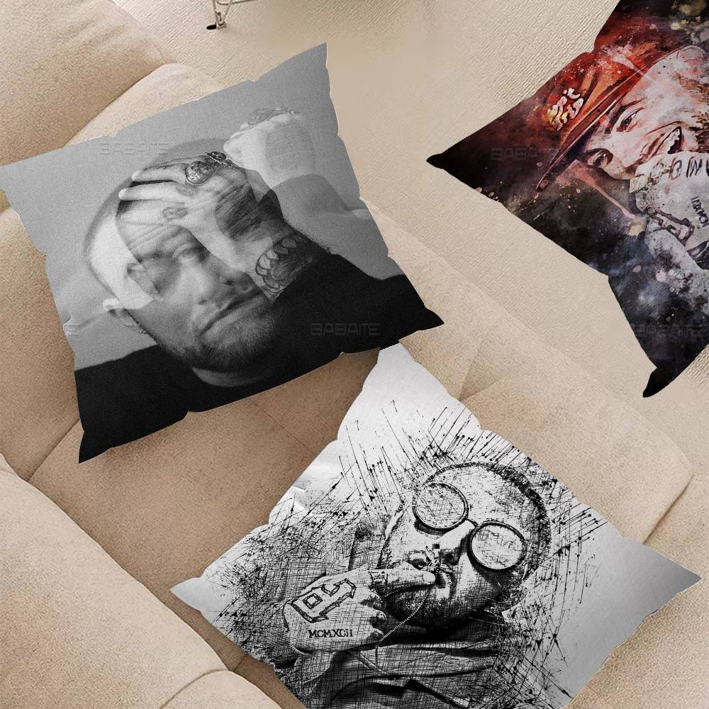 Singer M-Mac Miller Pillow Cover For Bedroom Room And Living Room Sofa Decorative Cushion Cover