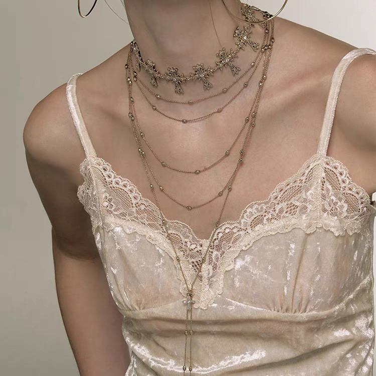 Minimalistisches Vintage Kreuzanhänger Halskette Für Damen Und Herren Aus Kupfer