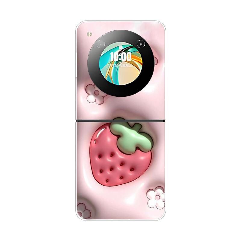 Etui na ZTE Nubia Flip Flip2 Luksusowe Modne Pokrowiec Przezroczyste Twarde Etui PC na Telefon Na ZTE Libero Flip Odporne na Wstrząsy Zderzak Obudowa