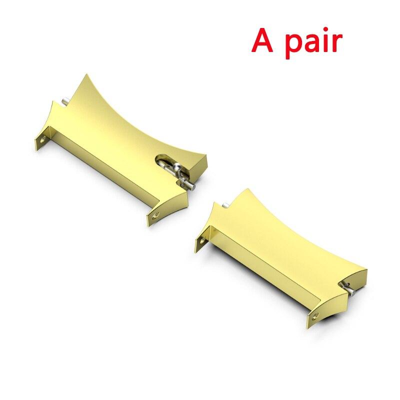 2pc Metal Connector For Samsung Galaxy Watch 7 5 4 40mm 44mm Stainless Steel Adapter Galaxy Watch 6 4 Classic 47mm No Gaps Case
