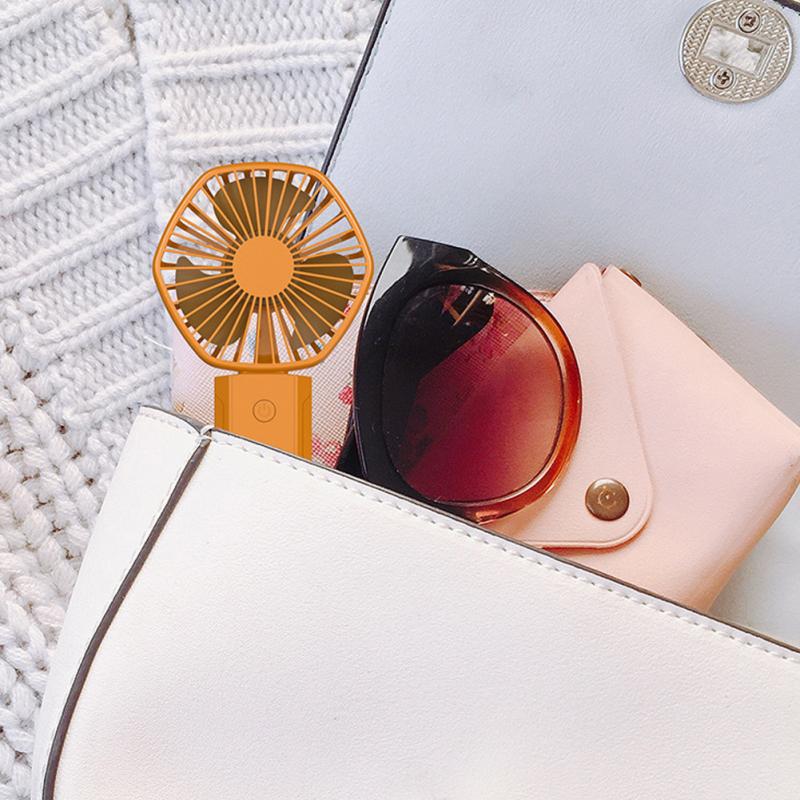 Handheld Fan Cooling Fans Usb Rechargeable Desktop Fan Low Noise Air Cooler for Student Small Pocket Mini Fan