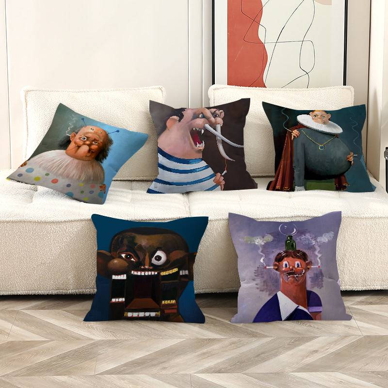 G-George C-Condo Art Cushion Cover Polyester Sofa Cushions Decorative Throw Pillows Home Decoration Pillowcover