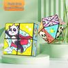 Panda Infinity Cube: 3D Geometric Folding Block - Educational Decompression Toy for Kids