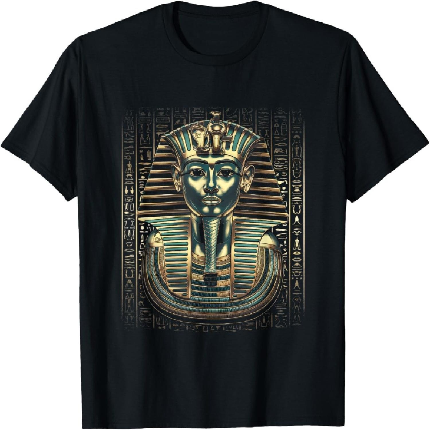 

Ancient Egypt Golden Mask King Tutankhamun T-Shirt(1) XXXXXL різнокольоровий