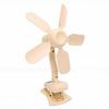 Clip Fan USB Rechargeable LED Display Portable 3 Speed Wind Oscillating Wall Mount Clip Desktop Fan with Remote Control