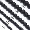 4/6/8/10/12mm Natural Black Lava Volcanic Stone Beads Loose Spacer Round Beads For Jewelry Making DIY Bracelet Necklace Gifts