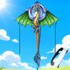 Pterosaur Polyester Kite With Glass Fiber Frame For Kids Adults Outdoor Flying Fun