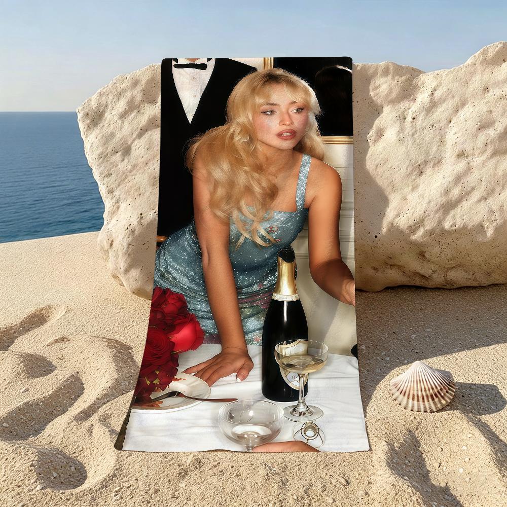 Hot Singer S-Sabrinaes Carpenters Beach Towel For Beaches Yoga Studios Gyms Hot Springs Swimming Pools And Picnics