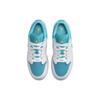 Air Jordan 1 Low GS Aquatone Kinder-Sneaker Weiß Himmelsgold 553560-174