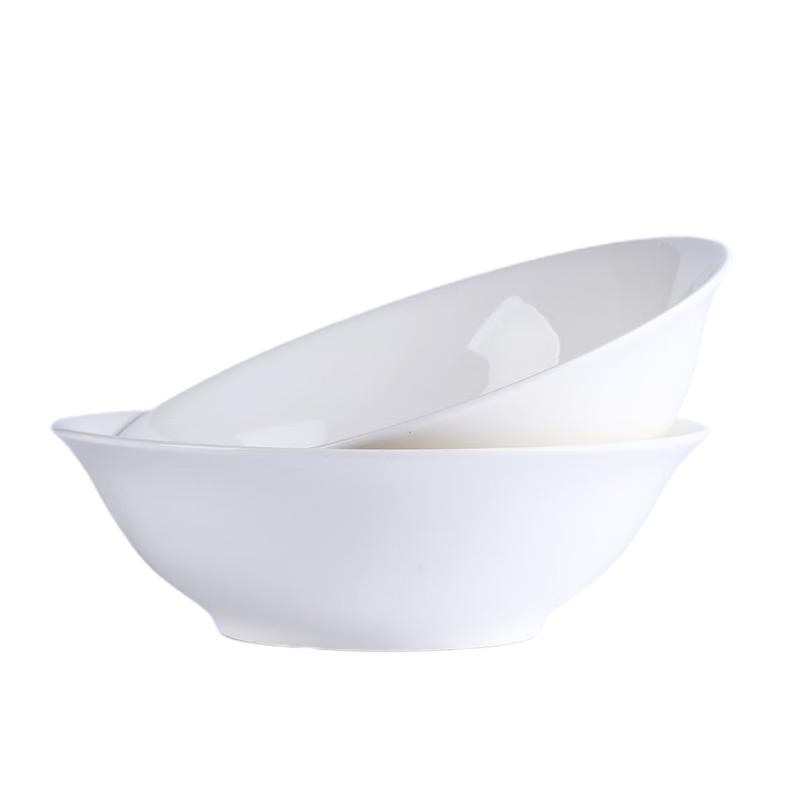 Jingdezhen Underglaze Ceramic Soup Bowls (2-Pack) 8-inch (Set of 2)