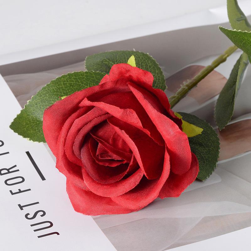 Artificial Silk Rose Bouquet for Wedding and Home Decoration