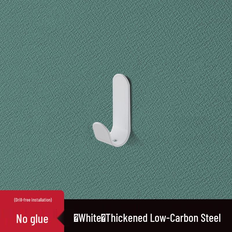 Adhesive Metal Coat and Hat Hook for Bathroom and Doors