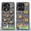 Capybara Cartoon Funda Back Phone Cover Case for Xiaomi Redmi Note 14 13 Pro Plus 11 14C 9S 12 A4 13C 10