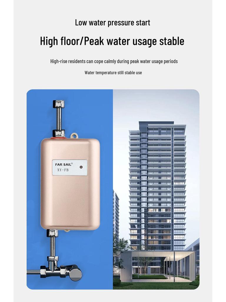 Compact Instant Electric Water Heater for Kitchen & Bathroom - Quick Heating, Constant Temperature, Energy Efficient