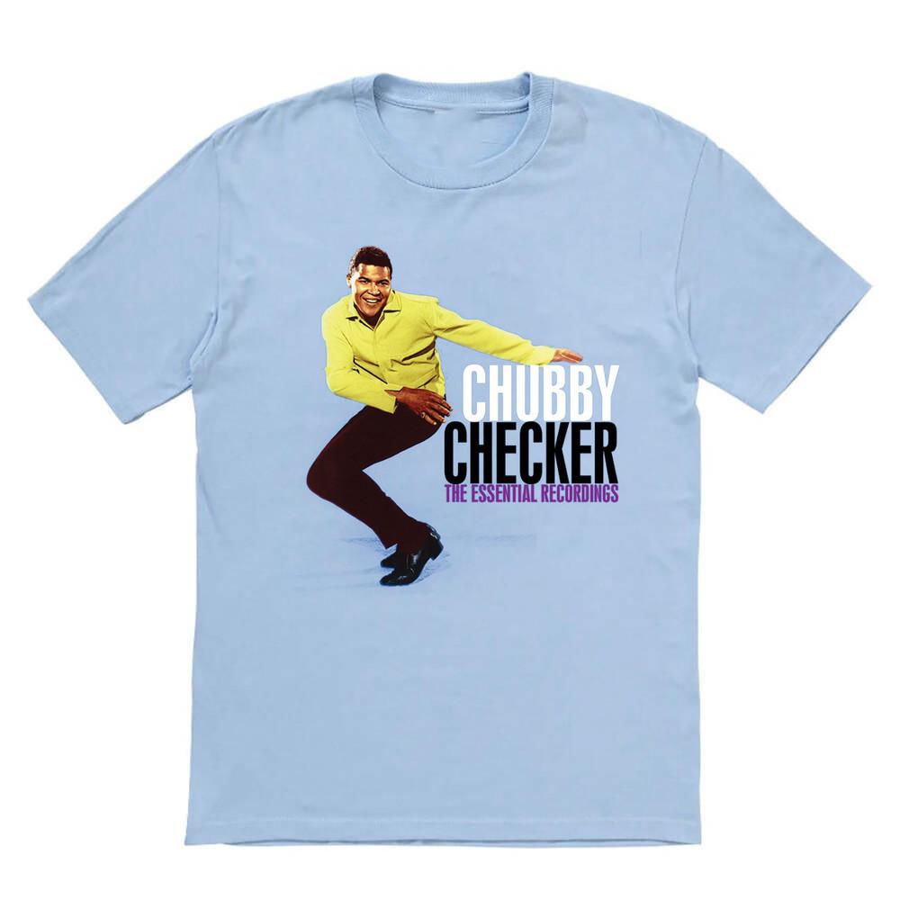 CHUBBY CHECKER - THE ESSENTIAL RECORDINGS Blue All Size T-Shirt Unisex T-Shirt XXXXL