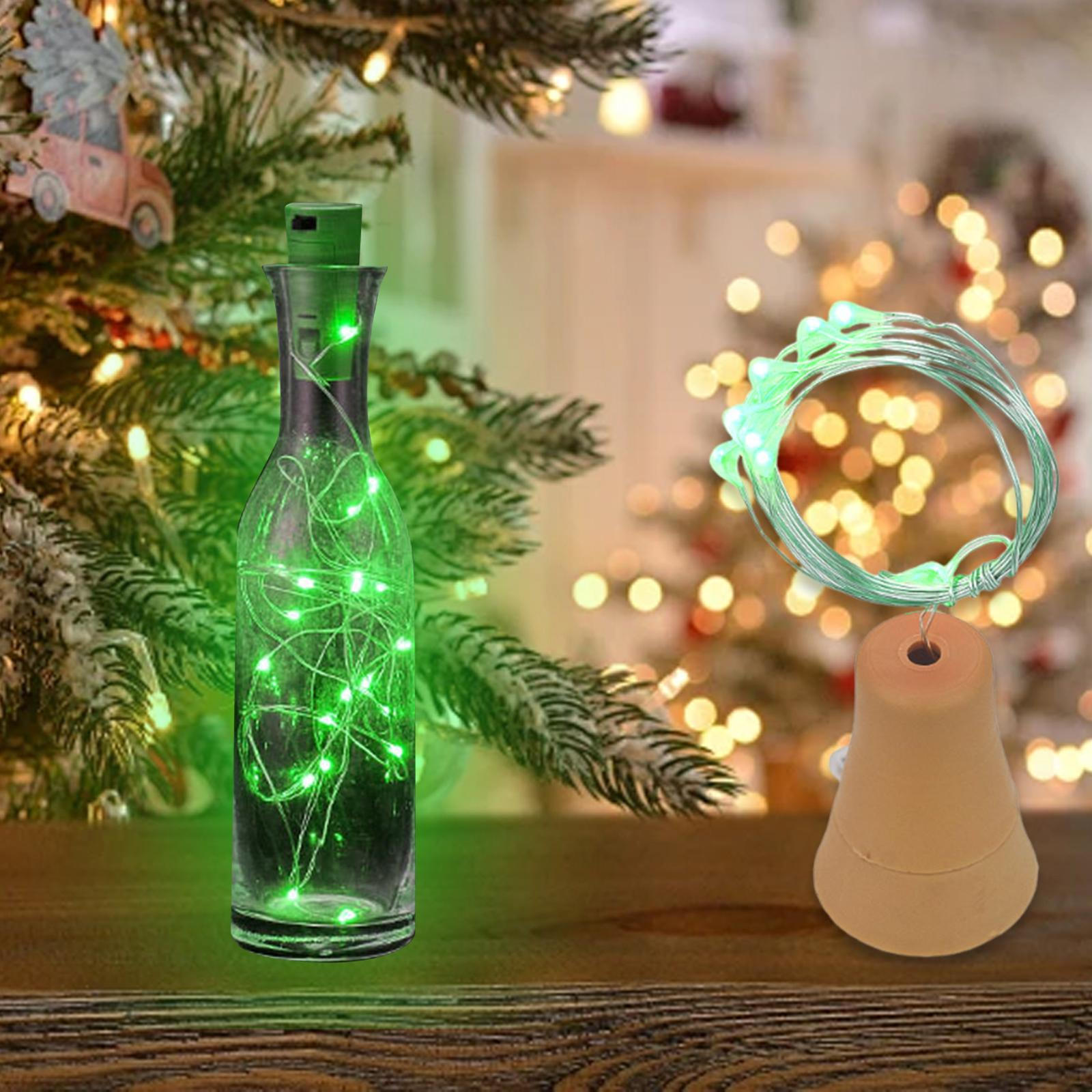 

Светодиодные гирлянды из винных бутылок Без бутылок Центральный элемент Празднование Сделай сам Солнечные сказочные Green Light