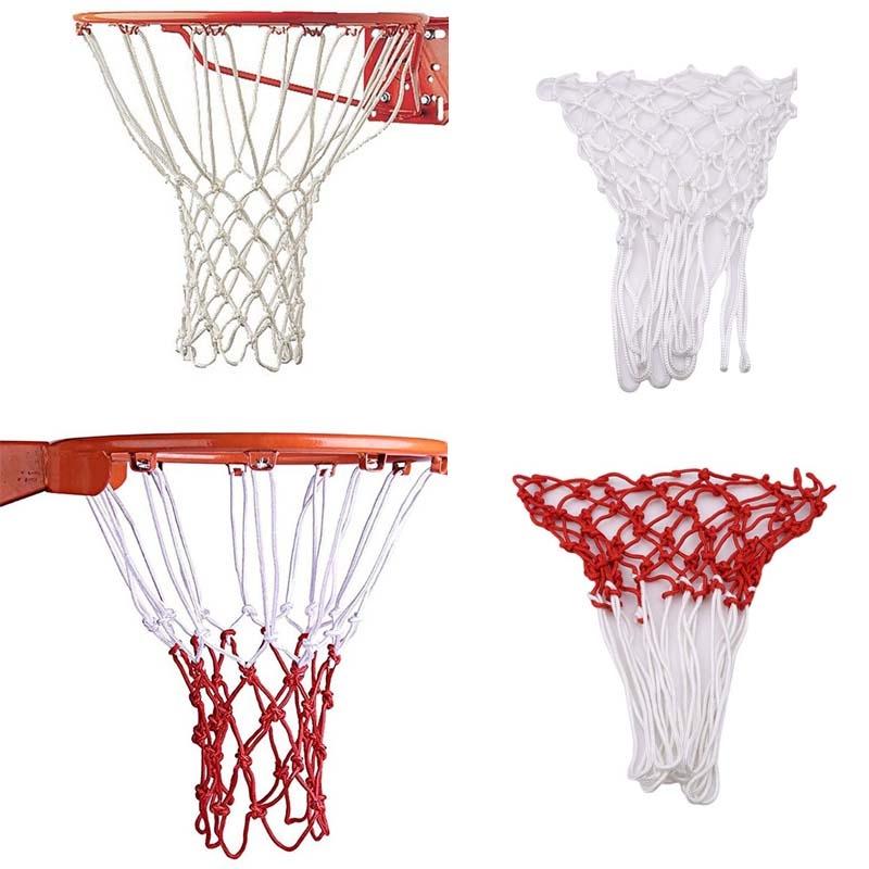 Durable Standard Mesh Thread Sports Hoop Goal Red Basketball Rim Mesh Nets YW