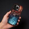 L-Lord of the R-Rings Map Logo Phone Case For iPhone17, 16,15,14,13,12 Pro Max Black Candy Matte Shockproof Cover