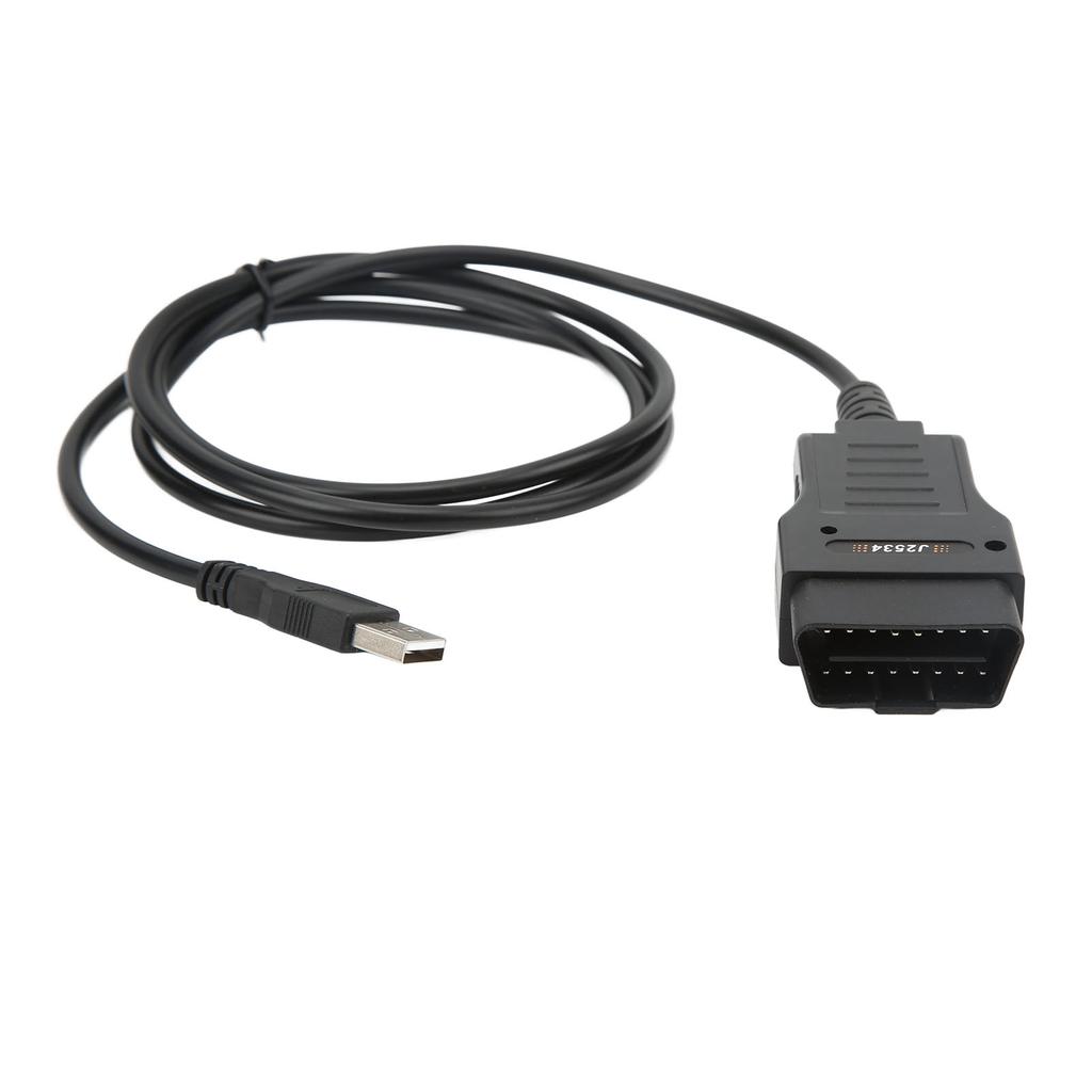 for HDS 16Pin OBDII Diagnostic Interface Cable Active Test Tool with LED Status Indicator for 1996‑2010 Vehicles