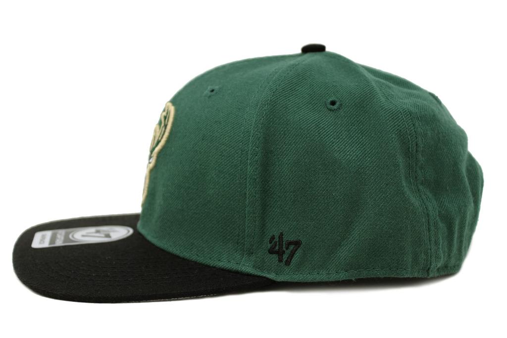 47 Brand Cap No Shot Two Tone 47 Captain NBA Milwaukee Bucks