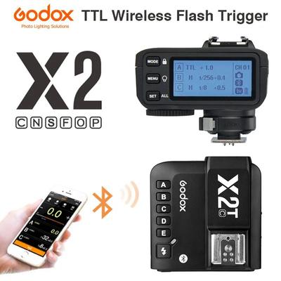 Godox X2T-C X2T-N X2T-S X2T-F X2T-O 2.4G Kablosuz Flaş Tetik Vericisi TTL HSS Canon Nikon Sony Fuji Olympus için