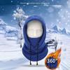 Warm Fleece Balaclava for Men Women Winter Face Mask Neck Warmer Hooded Cap Windproof Thermal Head Cover Beanies Bandana