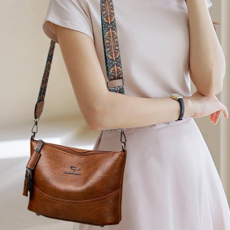 New Women's Simple and Versatile Shoulder Bag Retro Messenger Bag