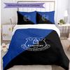 Everton Football Printed 3 Pieces Bedding Set, Comfortable Skin Friendly Bedroom Duvet Cover Set