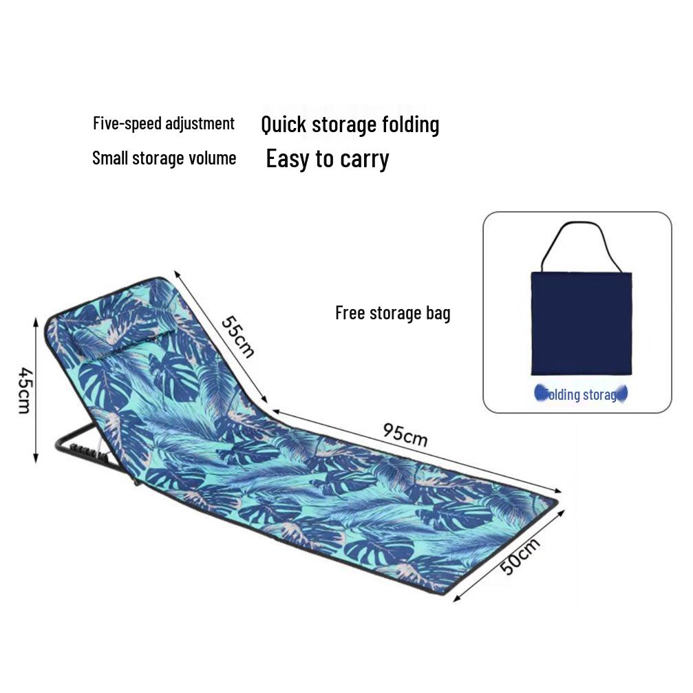 Tragbarer Outdoor-Strandliegestuhl & Picknickmatte - Feuchtigkeitsgeschützt & Faltbar für Camping