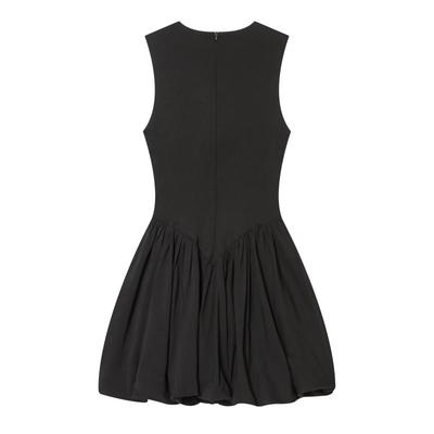 Damen Sommer Neu Europäische und Amerikanische Mode Taillen-Ballon-Effekt Kurzes Kleid