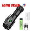 3*F350 LED Mini  Flashlight Powerful Aluminum Alloy EDC Rechargeable Torch SST20 2000LM Lamp with Tail Magnet Tactical Lantern