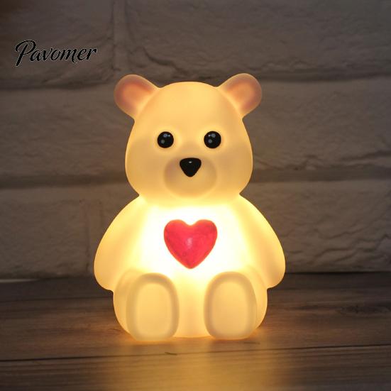 Cute Animal Night Light for Kids, Rabbit Bear Deer Cat Dog Warm Nighttime Feeding Shape LED Bedside Lamp, Soft Glow Nursery Lamp Baby Sleep Comforting