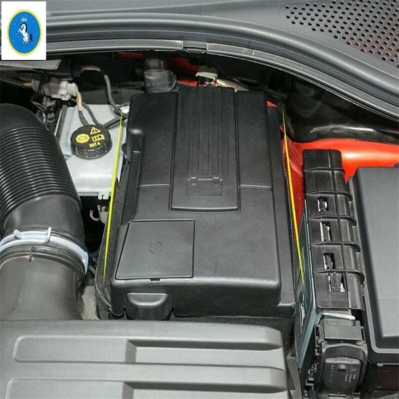 Plastic Car Engine Battery Electrode Waterproof Dustproof Decor Cover For Volkswagen Passat B8 2016 -  Interior Accessories