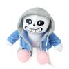 Blue Clothes Skeleton Sitting Zombie Plush Toy Figurine Doll Children's Gift Soft Zombie Doll Sitting Position