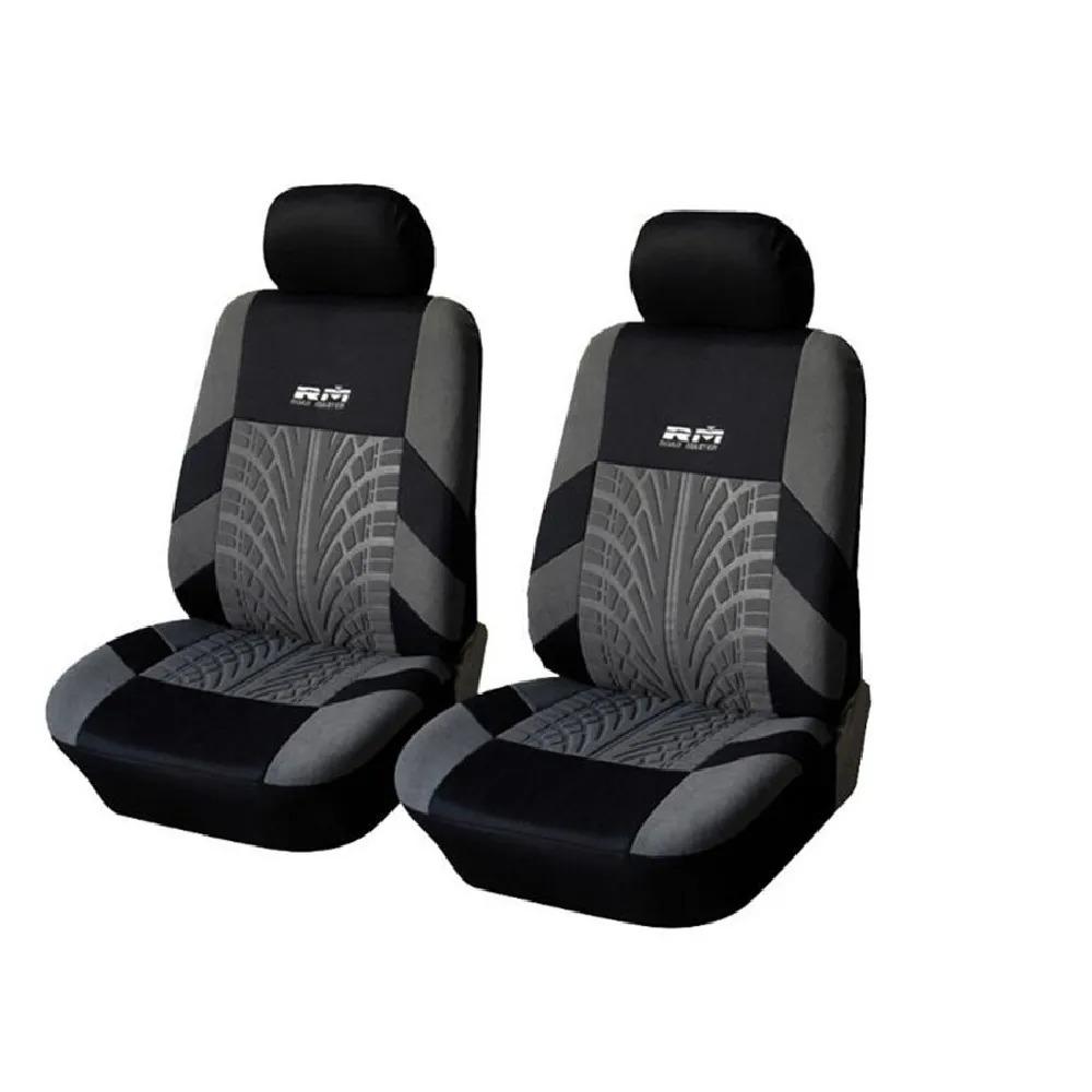 Front Car Seat Covers Set Bucket Seat Protector Car Suv Truck Black 2 Pcs