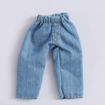 Gift Toys Cute Fashion Doll Clothes Cute Mini Jeans Pants Doll Pants for 1/11 OB11/Obitsu11Dolls/1/12Bjd Doll